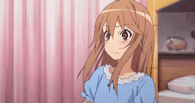 Angrily Blushing Ryoko Okami GIF