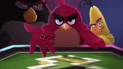 Angry Birds Dice If I Roll A 12 GIF
