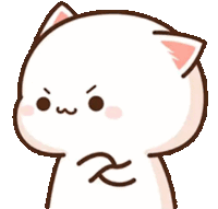 Angry Cat Sticker