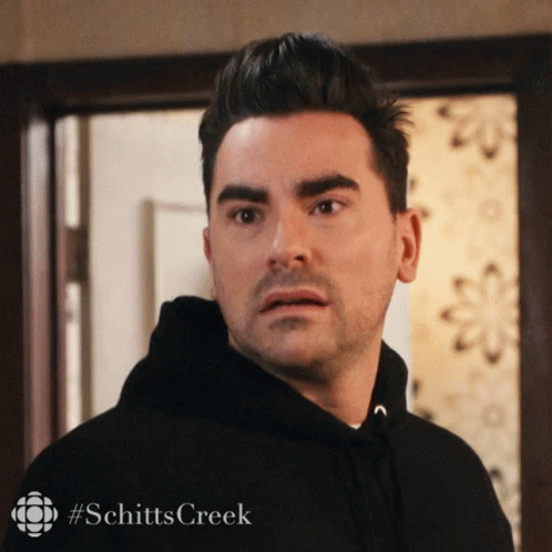Angry Dan Levy GIF