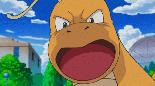 Angry Dragoran GIF