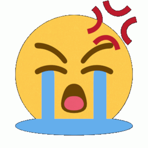 Angry Emoji Crying GIF