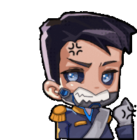 Angry Ganso Sticker