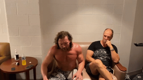 Angry Kenny Omega Aew GIF