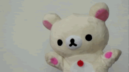 Angry Teddy Bear Eyebrows GIF