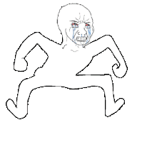 Angry Wojak Sussymon Sticker