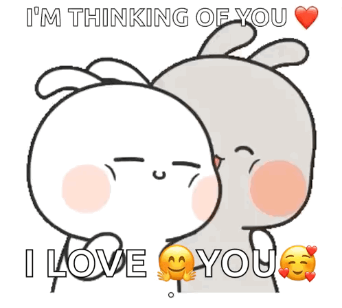 Anh Thien Be Heo Chuppy Bunny GIF. This 498 x 448 animated GIF is part of our ich denk an dich collection. Related themes include couple, love, rabbit…