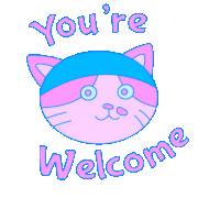 Animated Cat Adorable Cat Sticker