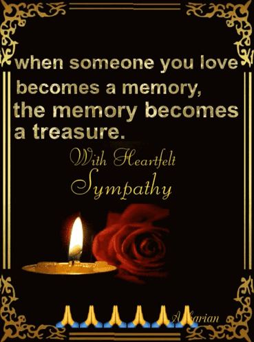 Animated Condolences GIF