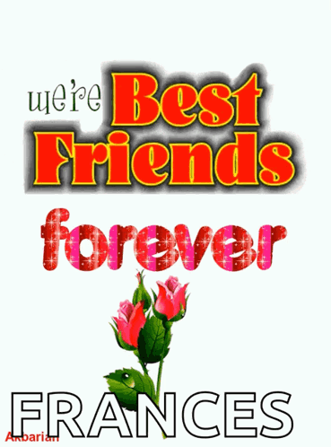 Animated Greeting Card Best Friends Forever GIF