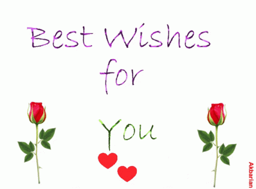 Animated Greeting Card Best Wishes GIF