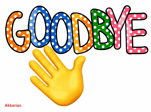 Animated Greeting Card Good Bye GIF