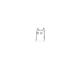 Animation Cat Sticker