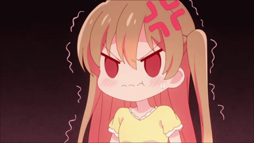Anime Angry Slow Loop GIF
