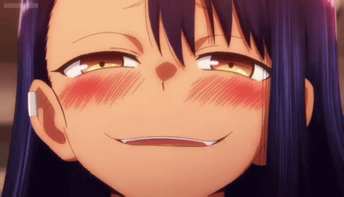 Anime Blush Anime Smile GIF