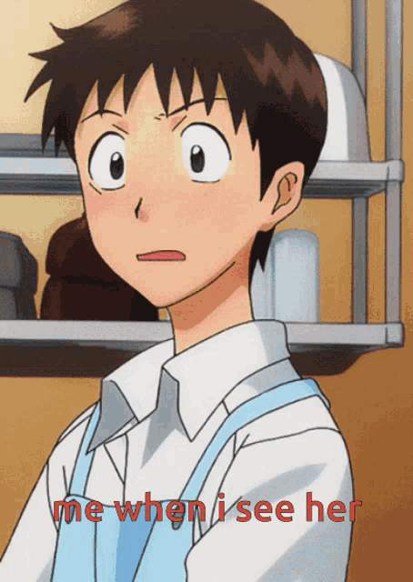 Anime Boy Blushing GIF