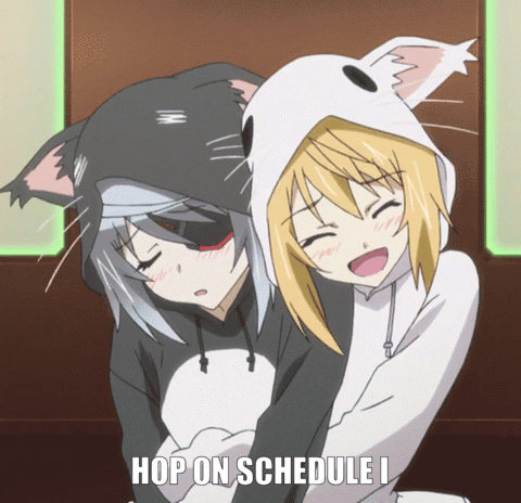 Anime Cat Girl Anime Hug GIF