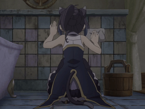 Anime Cleaning GIF