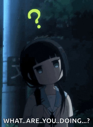 Anime Confused GIF