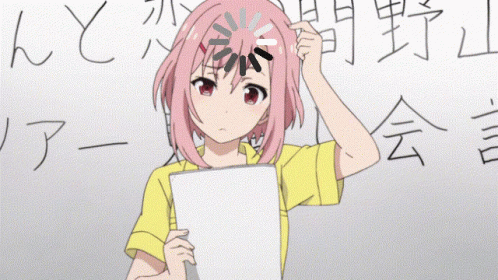 Anime Confused GIF