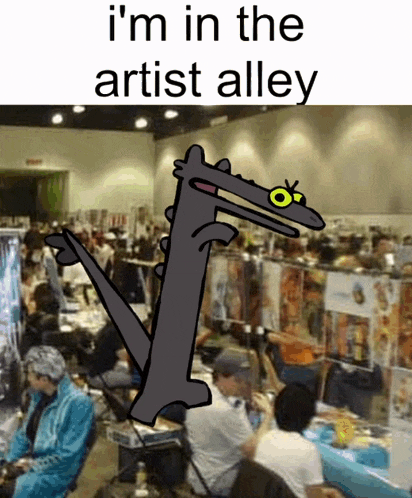 Anime Convention Artist Alley GIF