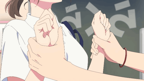 Anime Coupl Hands Anime Couple GIF
