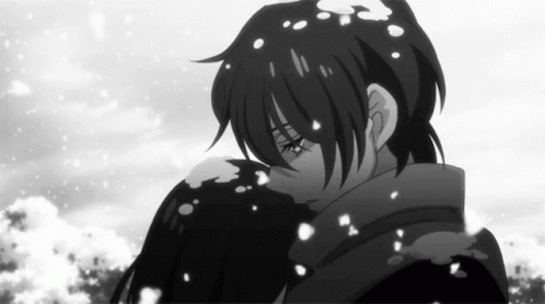 Anime Couple Anime Winter GIF