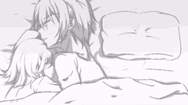 Anime Cuddle GIF