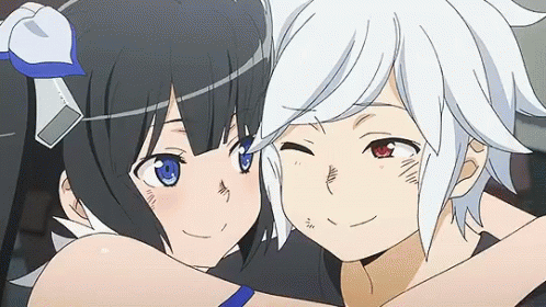 Anime Cuddle GIF