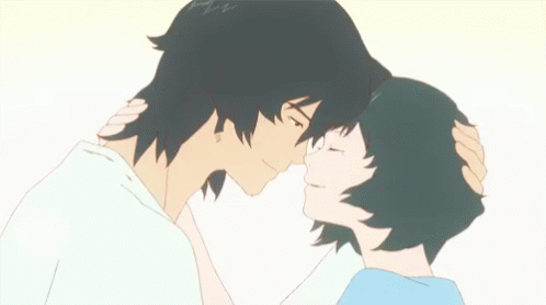 Anime Cuddle GIF