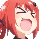 Anime De Riendose Sticker