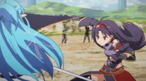 Anime Fight Sword GIF