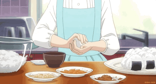 Anime Food Onigiri GIF