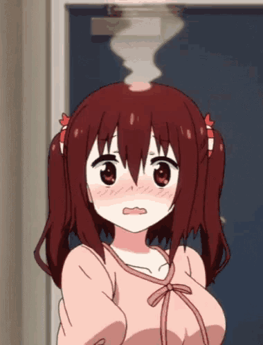 Anime Girl Blush GIF