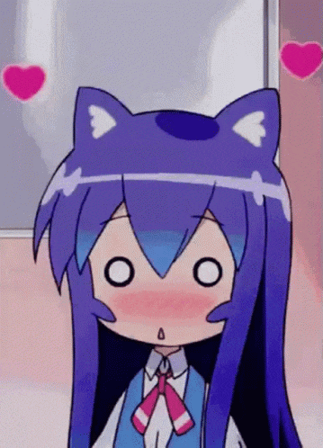 Anime Girl Blushing GIF