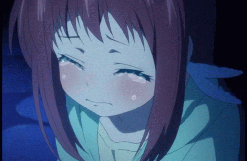 Anime Girl Cry Eating Anime Girl Crying GIF