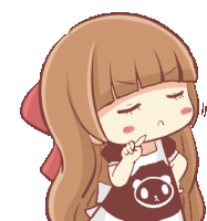 Anime Girl Sticker