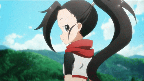 Anime Happy Tsubaki GIF