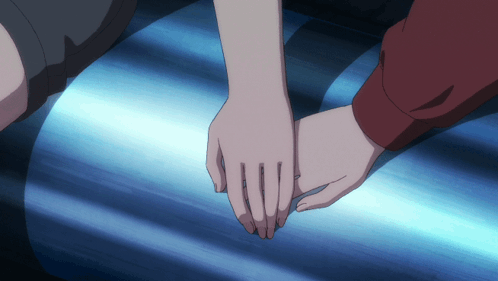 Anime Holding Hands GIF