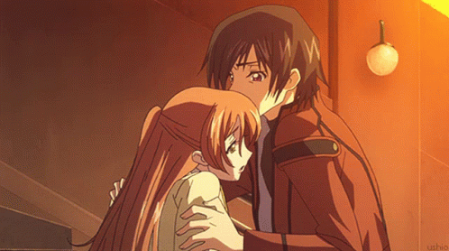 Anime Hug GIF