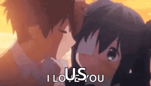 Anime Kiss GIF