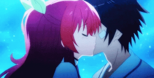 Anime Kiss GIF