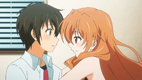 Anime Kiss Kiss Gif GIF
