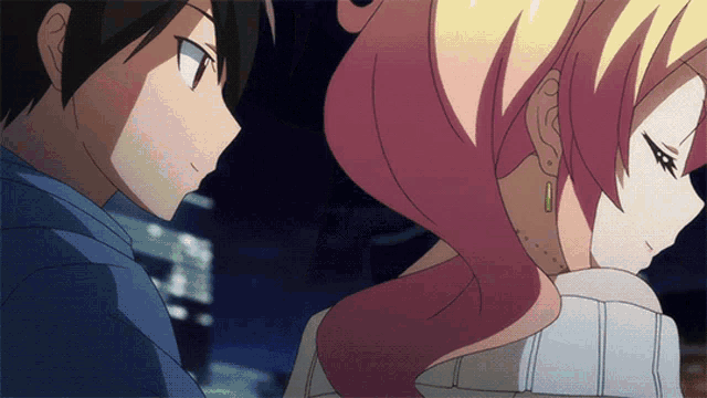 Anime Kiss GIF