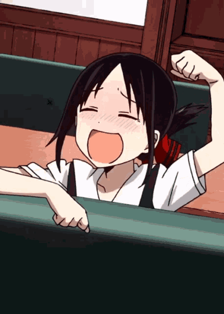 Anime Laughing Hysterically GIF