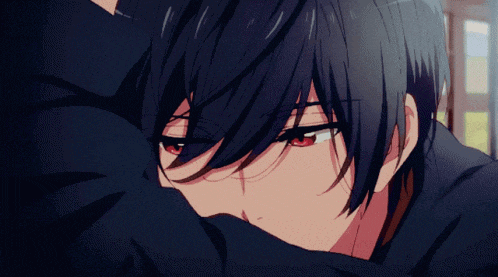 Anime Look Away GIF