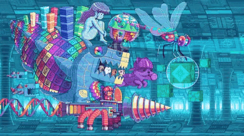 Anime Pixel GIF