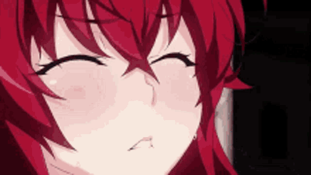 Anime Red Haired GIF