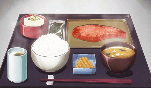 Anime Refeição Japão Comida GIF