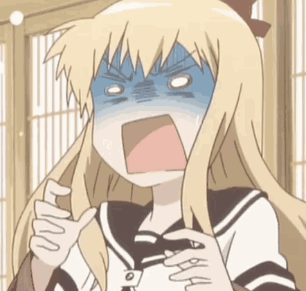 Anime Scared GIF